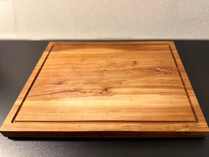 Längsholz Schneidebrett aus Apfelbaum