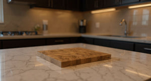 Stirnholzschneidebrett aus Eiche von nature crafts