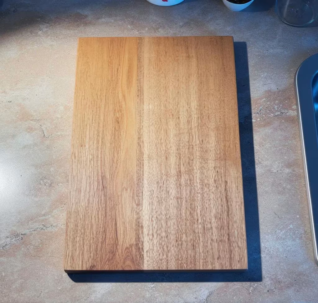 Klassisches Brotzeitbrett aus Eiche