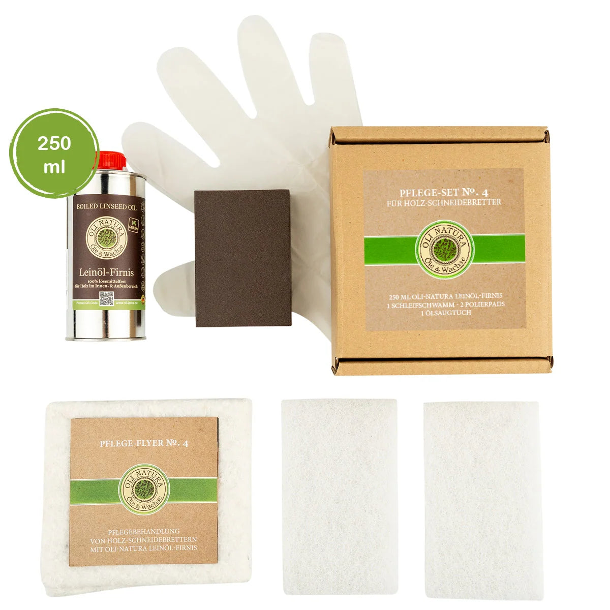 OLI-NATURA Pflege-Set No. 4 – Schneidebrett Pflege-Set