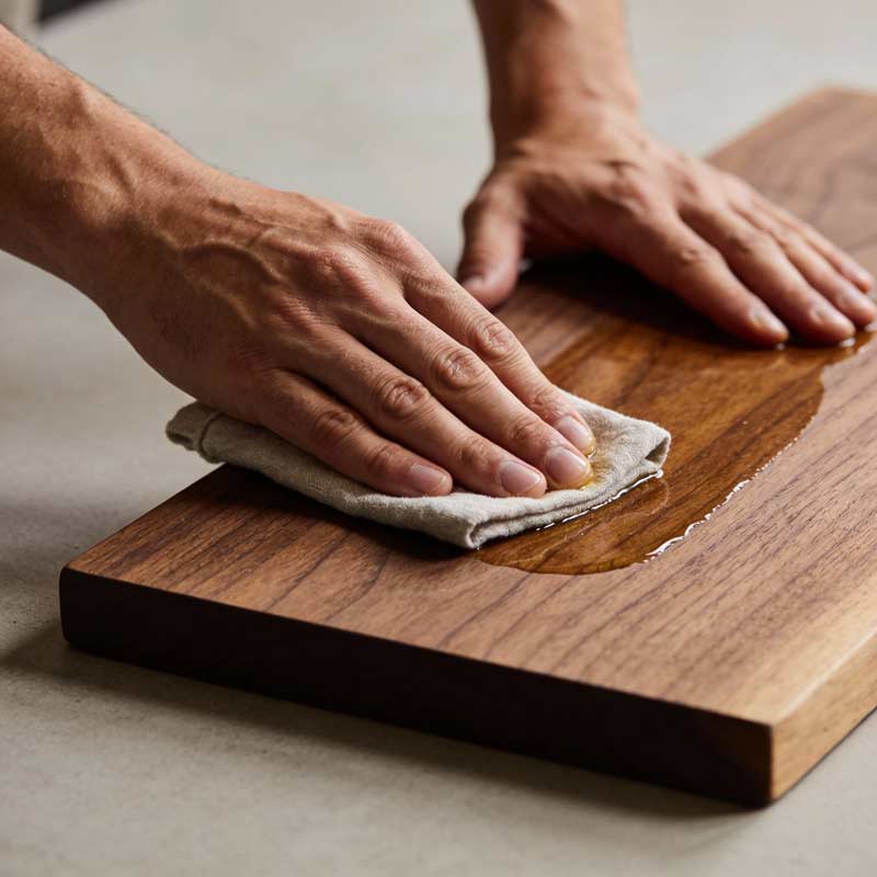 Pflegetipps nature crafts beim Ölen