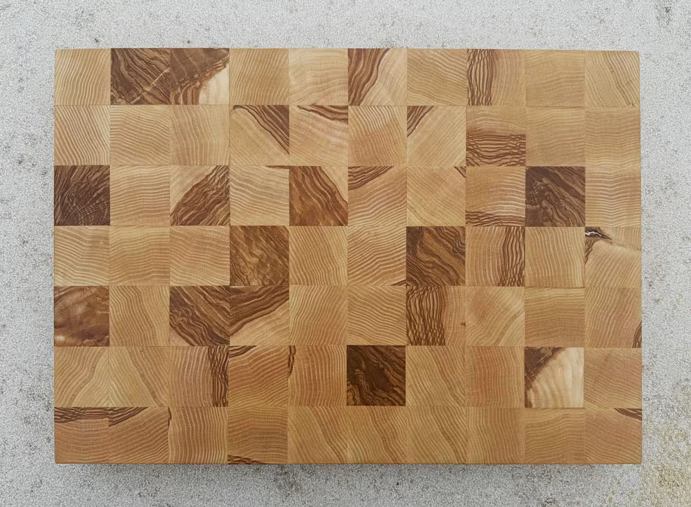 Stirnholz Schneidebrett aus Eschenholz