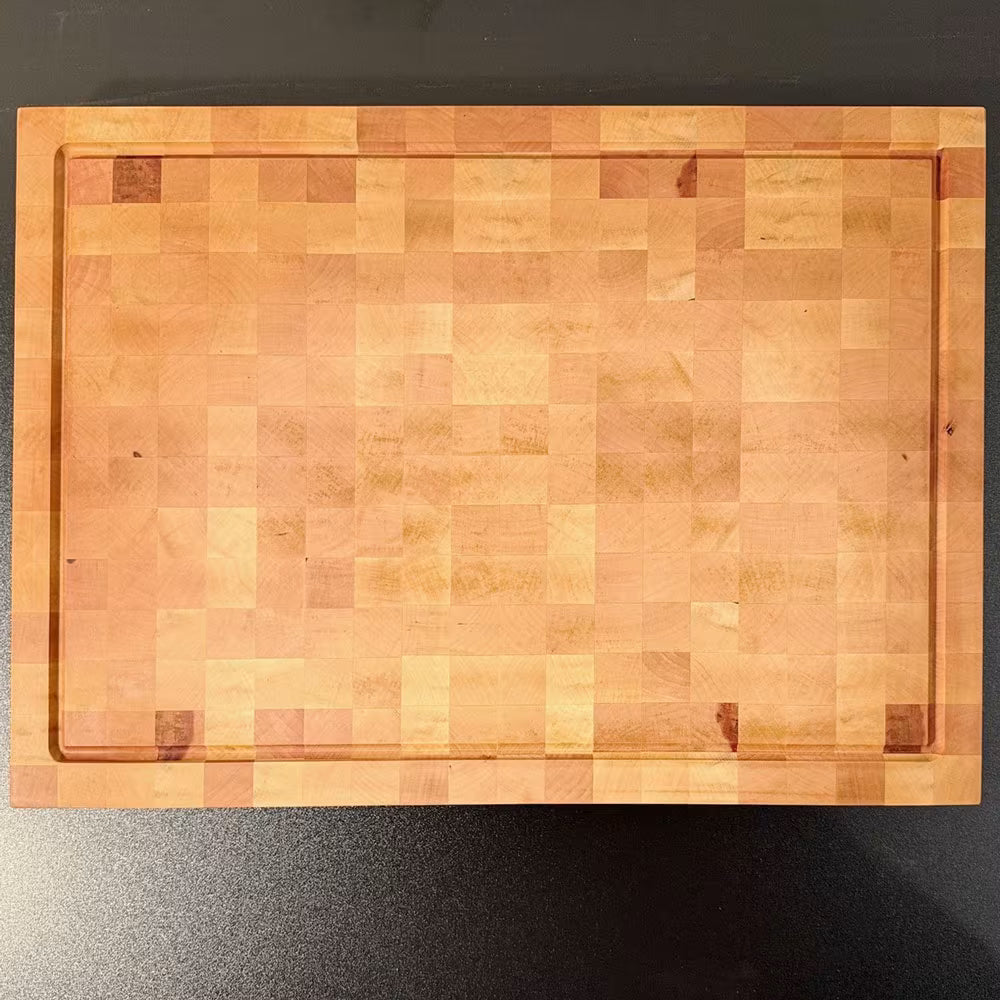 Hochwertiges Hirnholz Schneidebrett aus Birnbaum