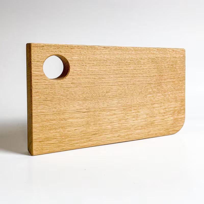 Frühstücksbrett mit Eierloch