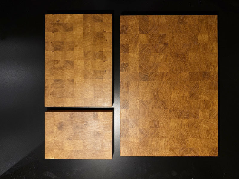 naturecrafts schneidebrett stirnholz alle groessen von oben